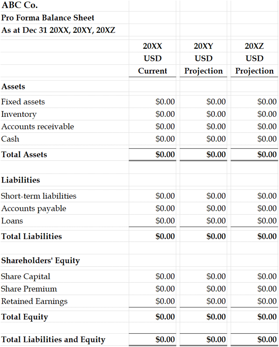 Pro Forma Financial Statements Explained